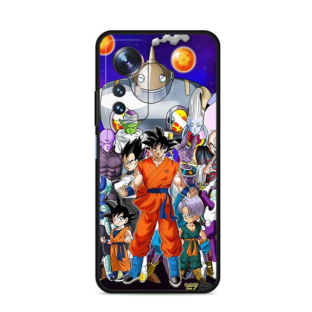 Anime Dragon Son Phone Case for Xiaomi Mi 10 10S 12S 11T 12 Pro 11 Lite 11X 10T 11i 12X G-Gokus Funda Capa TPU Soft Black Cover