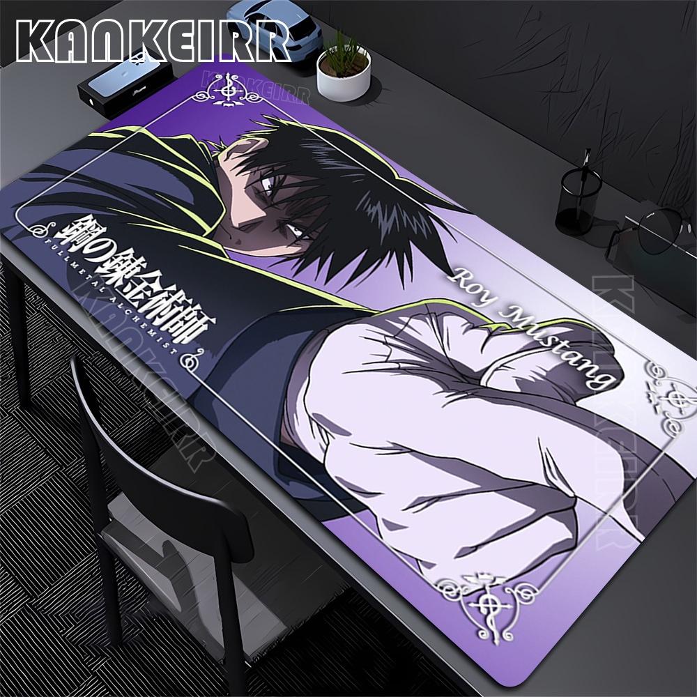 Xxl Anime Mouse Pad Large Gaming Accessories Fullmetal Alchemist Mousepad Custom Home Keyboard Pads Office Pc Gamer Cabinet Mat