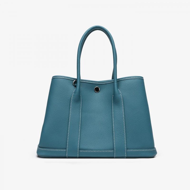 Fashionable First-layer Cowhide Large-capacity Garden Bag All-matching One-shoulder Portable Cross-body Women