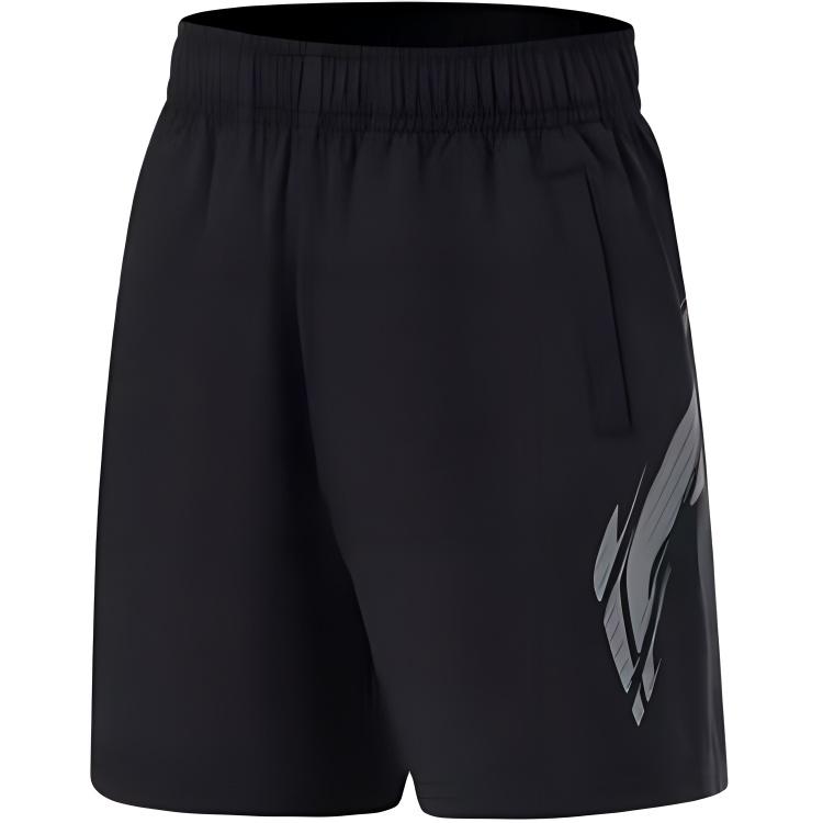 

Li Ning Серия Спортивный Стиль Жизни Свободный Крой Однотонные Уличные Удобные Универсальные Модные Повседневные Шорты Мужские шорты Черный YKSV151-1 M