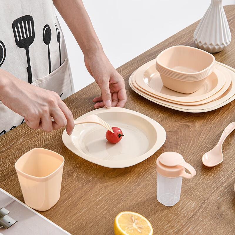 Ying Shi Wei Outdoor Portable 48-Piece Picnic Tableware Set