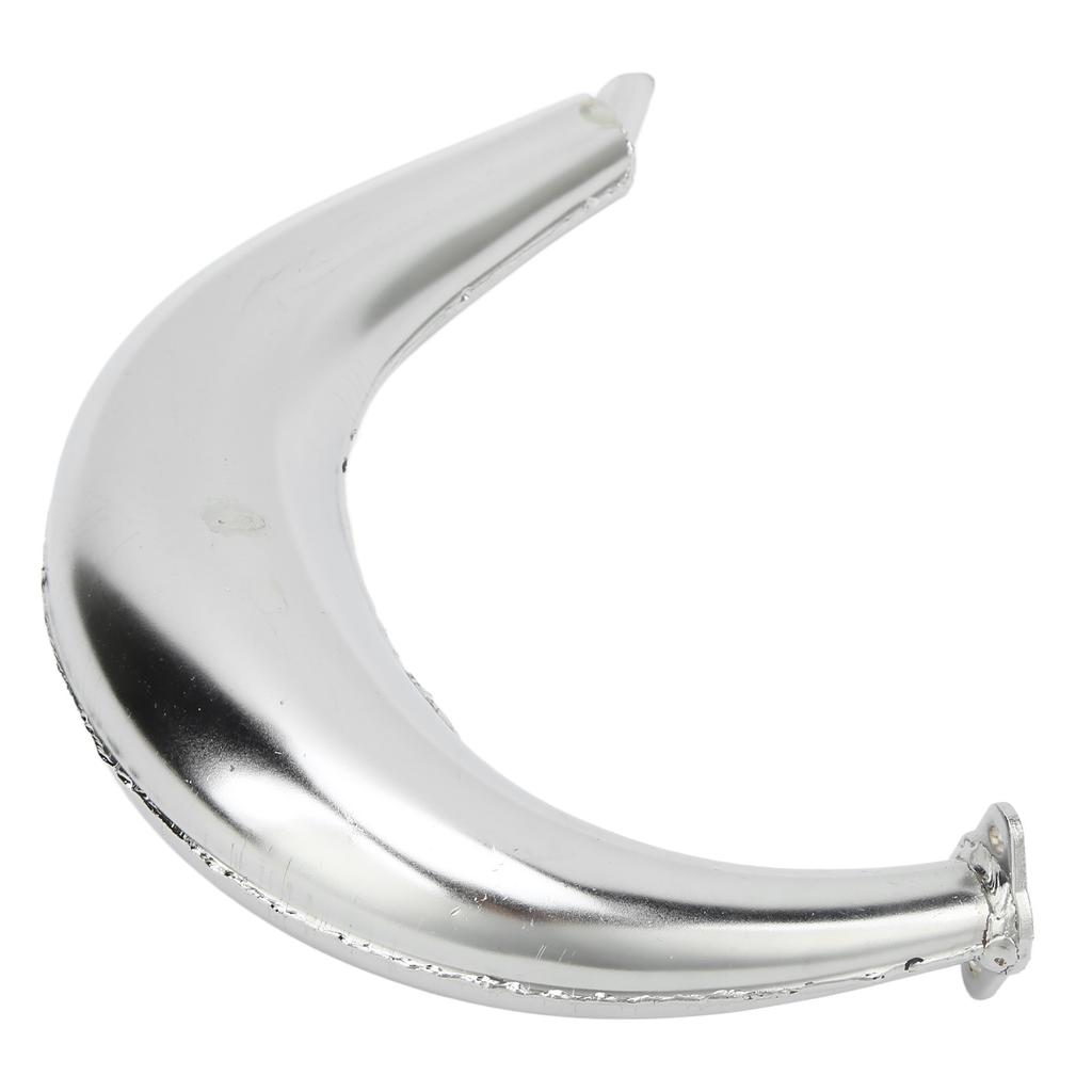Aluminiumlegierung Auspuffrohr Schalldämpfer Halbmond Bananenform für 49‑80CC 2-Takt Motorräder Motorisierte Fahrräder