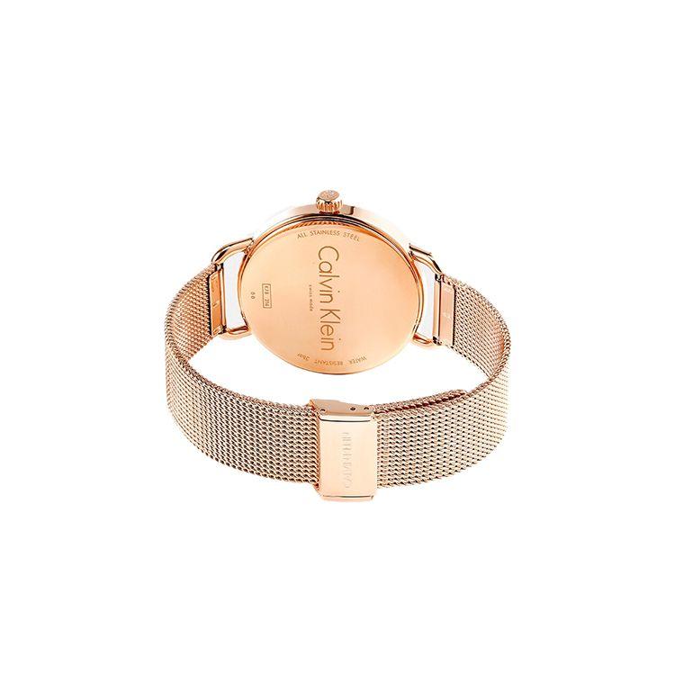 Calvin Klein Ck Quartz Transcend Series Watch Quartz Movement Stainless Steel Strap White Dial Women watches K7B23626