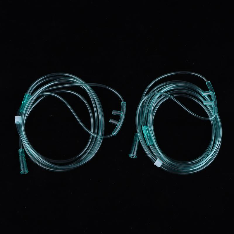 5Pcs 1.5M/2M Disposable Oxygen Cannulas Nasal Cannula Soft Nasal Oxygen Tubing O2 Cannula For Adults Medical Pipe Home Tube