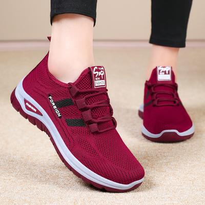 Women's Summer New Outdoor Breathable Mesh Shoes Fashion Casual Shoes Women's Shoes Low Cut Women's Sports Single Shoes
