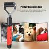 Pet Hair Comb Stainless Steel Pin Grooming Deshedding Tool for Dogs Cats Long Hair 18 Rakes