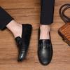 New Mens Loafers Genuine Leather Luxury Shoes Men Business Italian Flats  Non -Slip Adulto Driving Shoes Classic Loafers Men