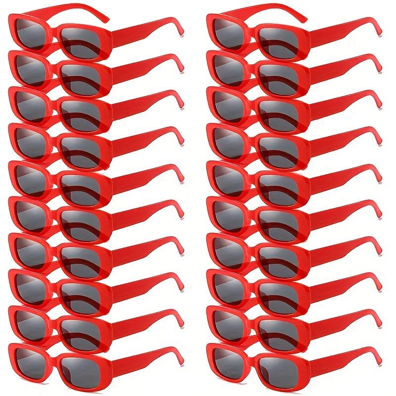 20PCS Nouvelles Lunettes Carrées pour Femmes Style Rétro Élégant Très Joliment Photographiées Parfaites pour les Fêtes et les Sorties