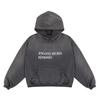 Herre Mode Efterår Vinter Sweatshirt Med Hætte Streetwear Vintage Vasket Gradient Hættetrøje
