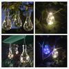 Solar LED String Lights 6 Color Bulbs Outdoor Decorative Hanging Lamp for Party Festival Garden