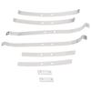 A60durable-Stainless Steel Upgrade Rear Axle Fixed Spring Plate Kit For 1/12 MN82 LC79 RC Car Parts