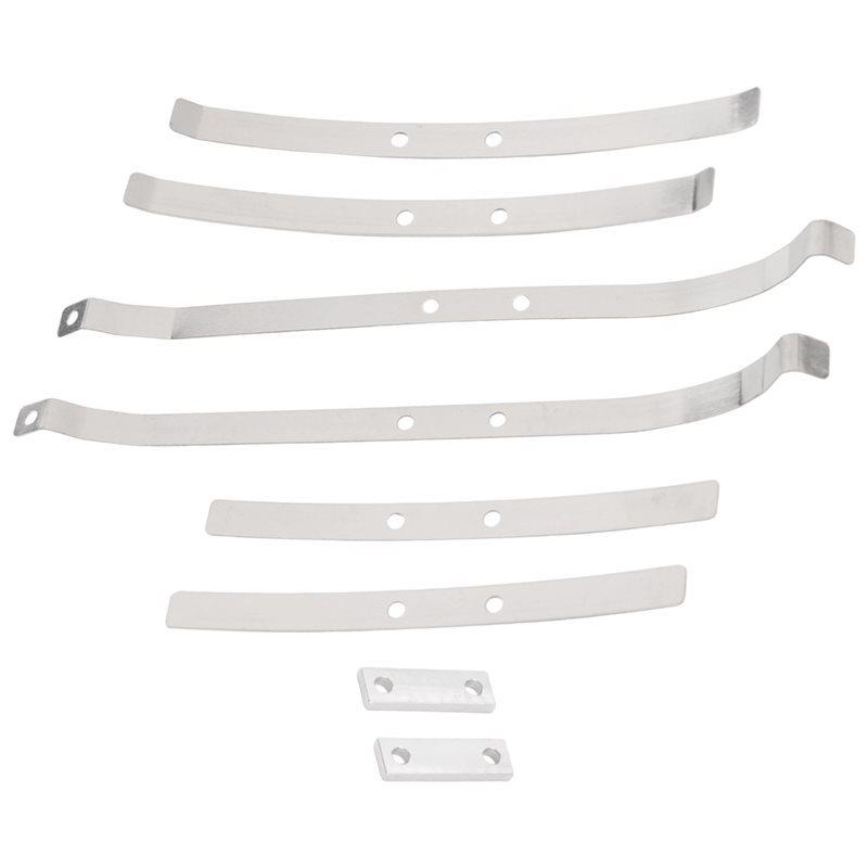 A60durable-Stainless Steel Upgrade Rear Axle Fixed Spring Plate Kit For 1/12 MN82 LC79 RC Car Parts