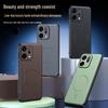 Coque de téléphone magnétique en silicone texturé cuir pour OPPO Reno14 – Unisexe, Design élégant.