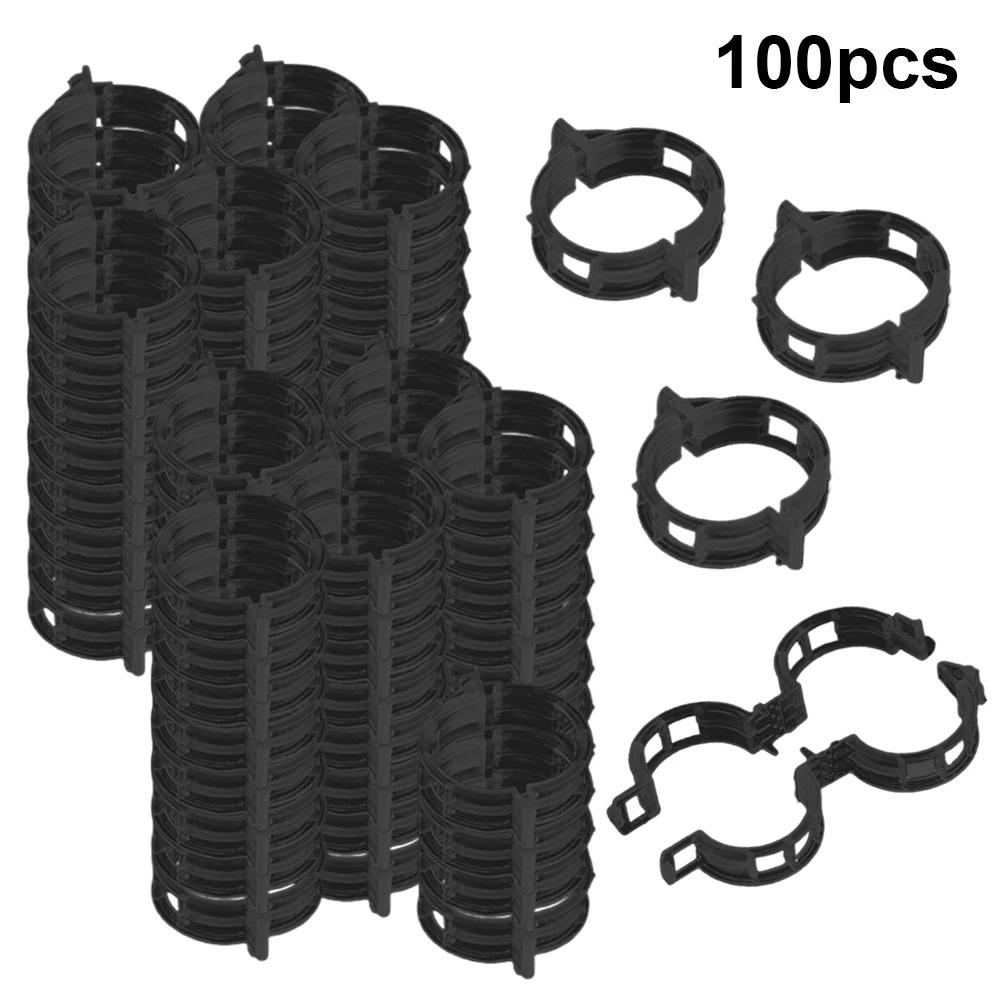 100PCS Plastic Plant Support Clips Reusable Plant Vine Connects Fixing Tool Vegetable Tomato Grafting Protect Garden Supplies