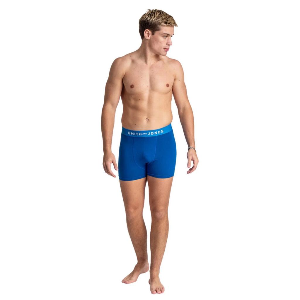 Smith & Jones Mens Graylen Boxer Shorts (Pack of 5)
