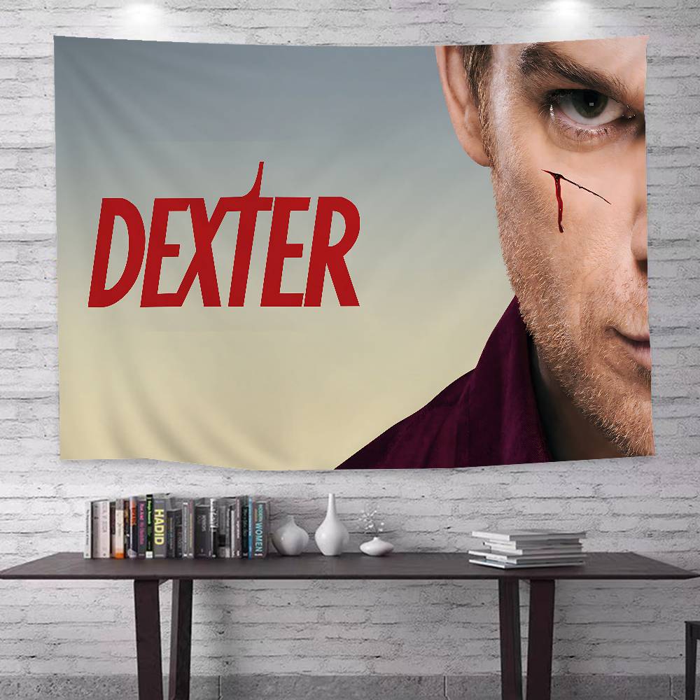Horror TV Show Dexter Anime Tapestry Hanging Tarot Hippie Wall Rugs Dorm Home Decor