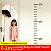 Waterproof Height Measurement Sticker Self-Adhesive Removable Height Measuring Wall Stickers Transparent Height Sticker Children