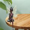 Magical Garden Fairy Figurine Shelf Lawn Statues Yard Sculpture Decor