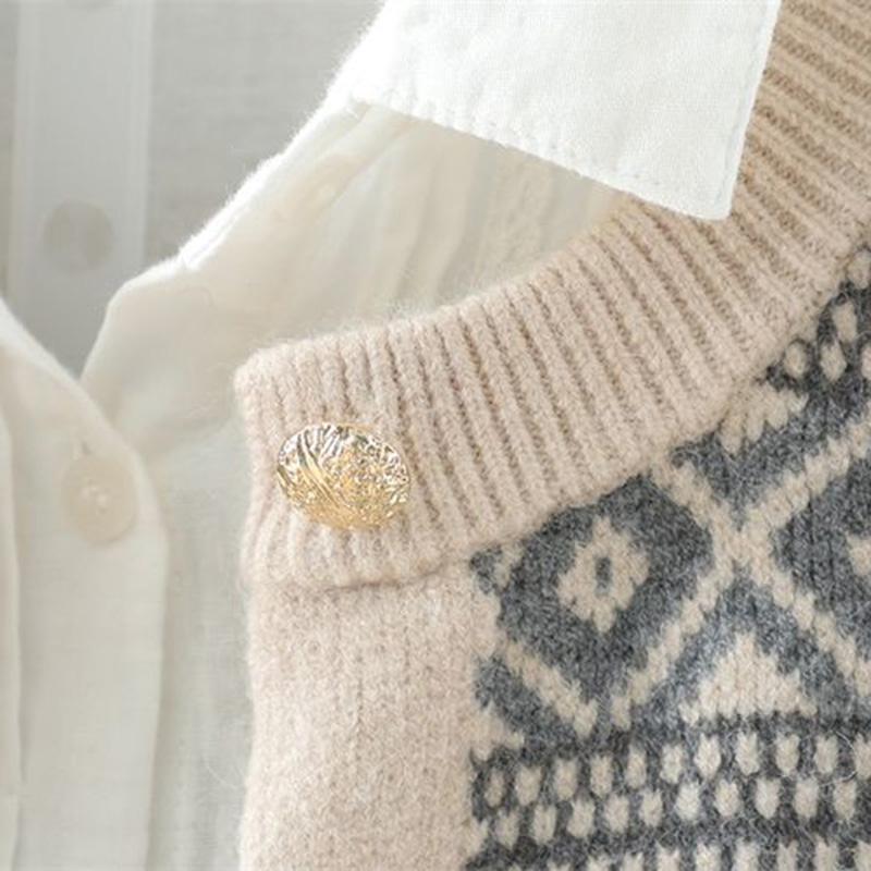 Sweaters Coat Cardigan for Women Autumn Winter Large Size Vintage Loose Long Sleeve Knit Sweaters Coat