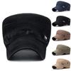 Vintage Gewassen Katoen Militaire Petten Platte Top Baseballpet Verstelbaar Passend Dikkere Pet Zonbescherming Mannen Vrouwen Cadetten Legerpet