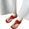 Soft-soled French small sandals outside women's shoes 2025 summer retro fairy wind pinch foot flip-flops flat-bottomed slippers tide