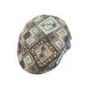 Contrasting color matching, totem cashew nut printing, slim forward hat, men's and women's spring and summer sun protection, sun hat, casual tide