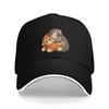 Baby Macaque Hugging Plush Cute Monkey Punch Baseball Cap  Hiking Fishing SunProof Trucker Hat UnisexTeens  Cute Baseball Caps