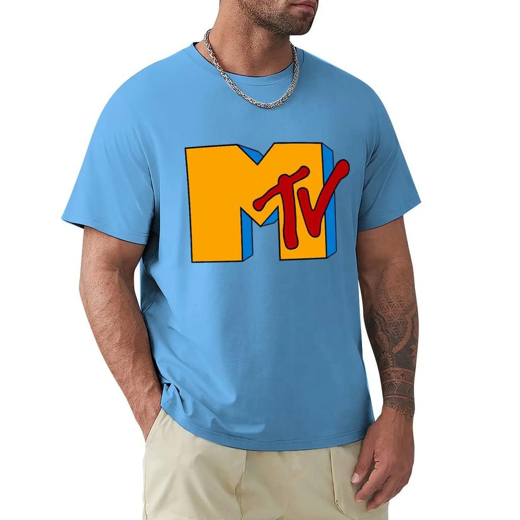 Vintage tričko MTV Retro Rap Rock Music Tričko Harajuku s krátkým rukávem 100% bavlna Grafika Trička Topy