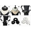 Elizabethan Mesh Ruffle False Collar Choker and Faux Wrist Cuffs for Renaissances Fairs and Theatrical Performances