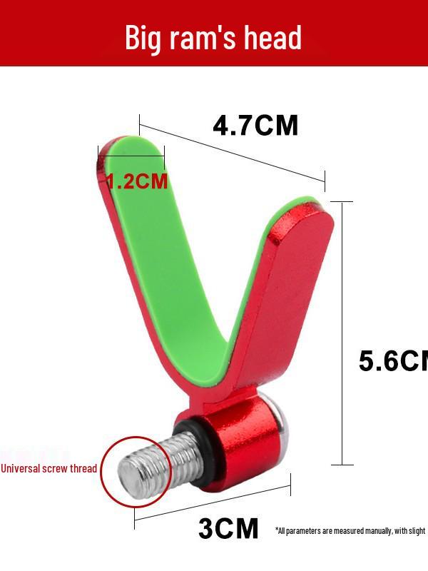 Sheep Horn Silicone Case Fishing Rod Holder with Non-Slip Bracket