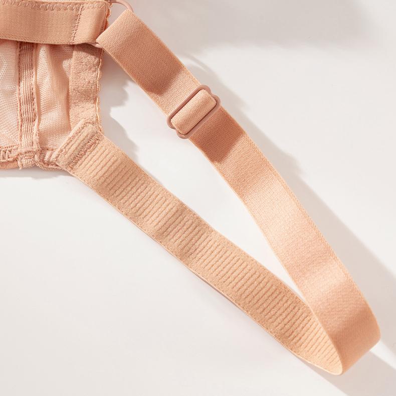 Große Größen Dessous für Frauen Anti-Hängend Sammelnd Atmungsaktiver BH Dünner Vollschalen-BH