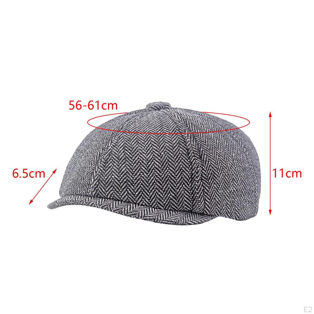 Beret Hat Flat Cap Classic Gift Fall Headwear Fashion Warm Painter Cabbie for