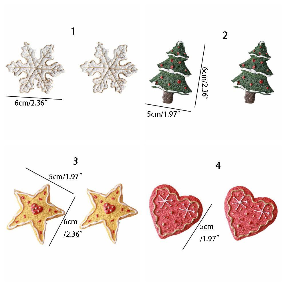 2 Pcs Waterproof Xmas Refrigerator Sticker Handmade Christmas Tree Ornaments  Christma Gift