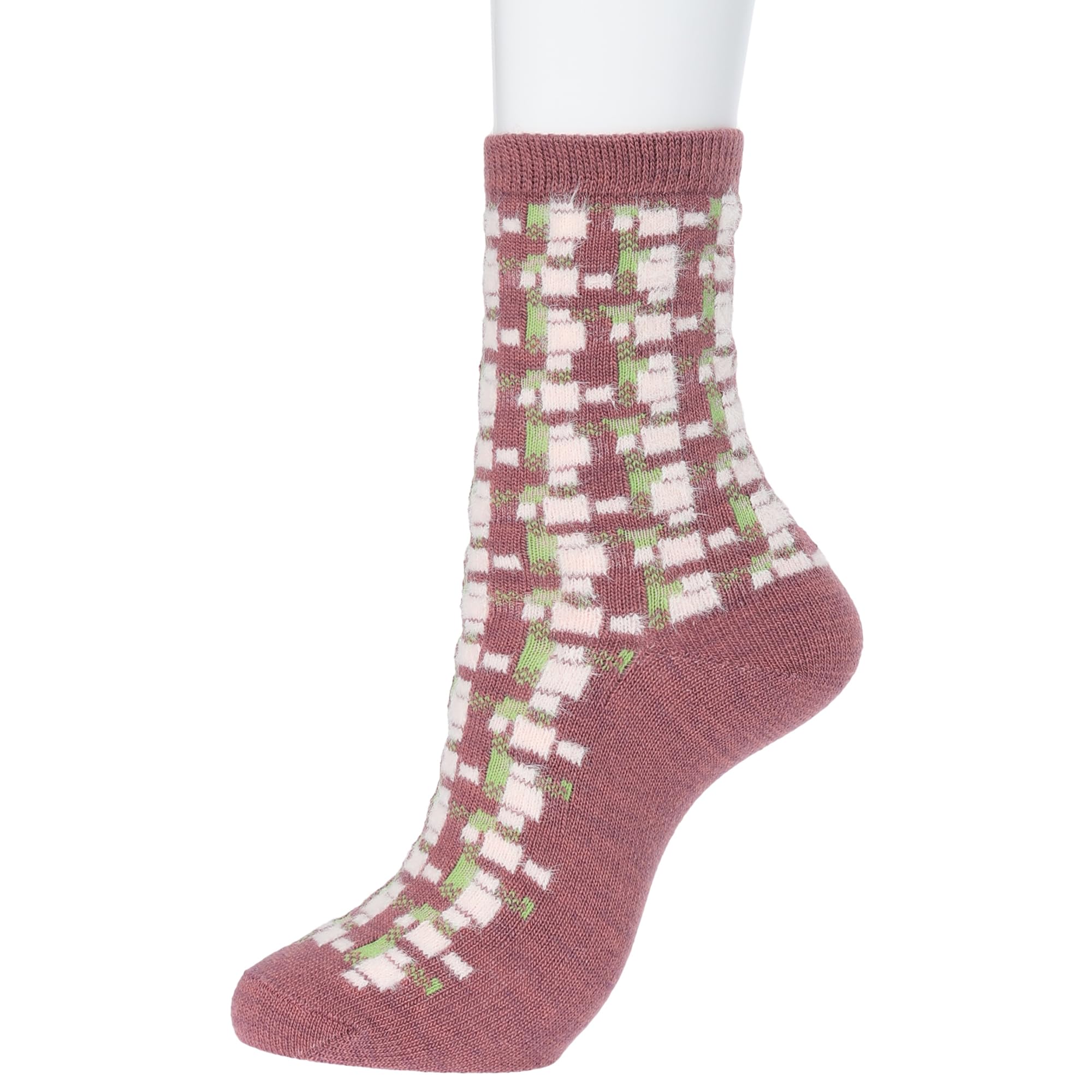 

PAUL JOE ACCESSOIRES Mall Crew Check 2SA1895 & Socks, Pattern, Pink, розовый