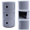 Modern Furniture Bedside Cabinet Nightstand Multifunctional Circle Storage Table