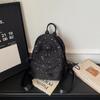 Schoolbag Sweet Soft mist silhouette splashing ink Gypsy star printing small schoolbag College students daily commuting Lightweight storage backpack