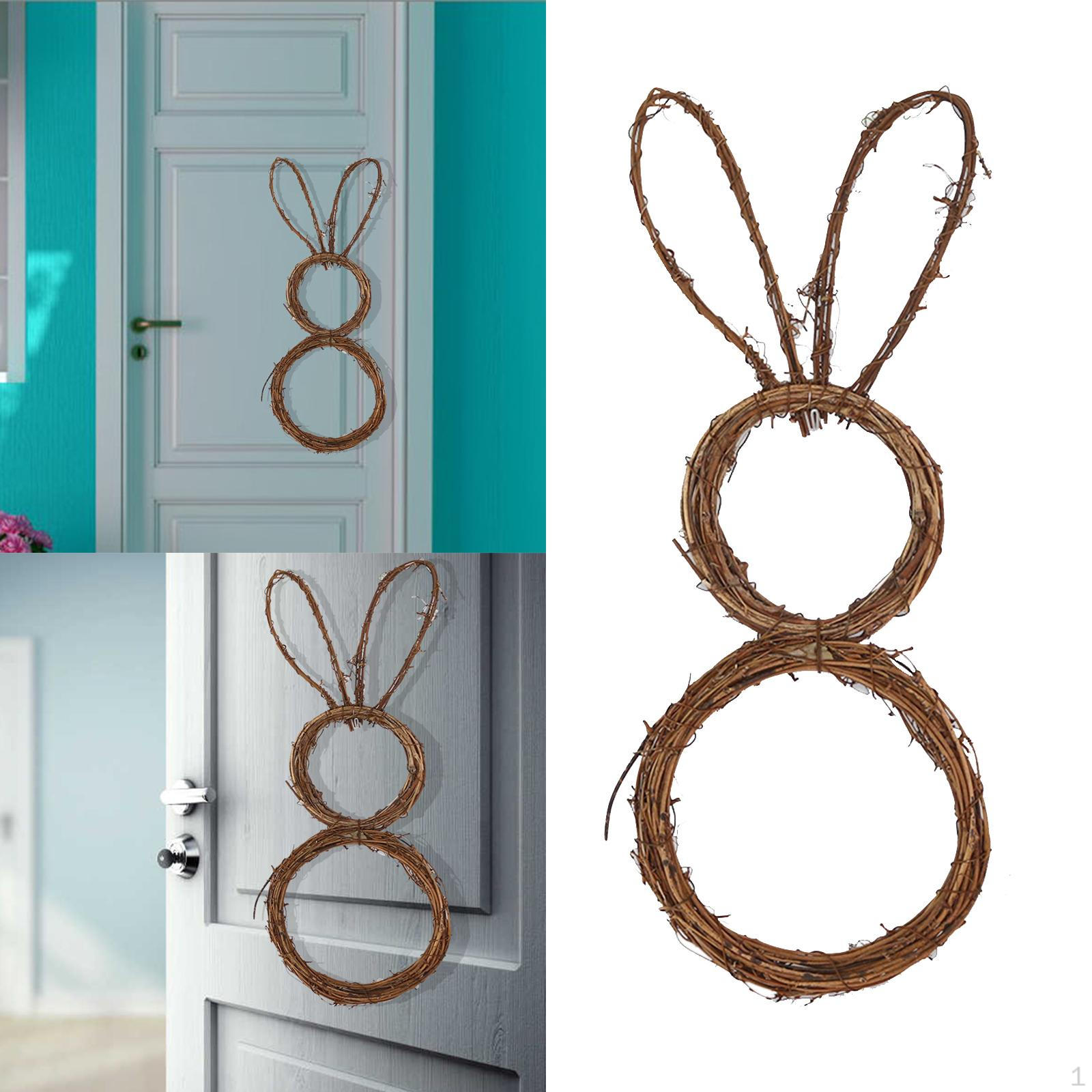 

Easter Wreath Garland Foldable for Wedding Front Door Farmhouse M