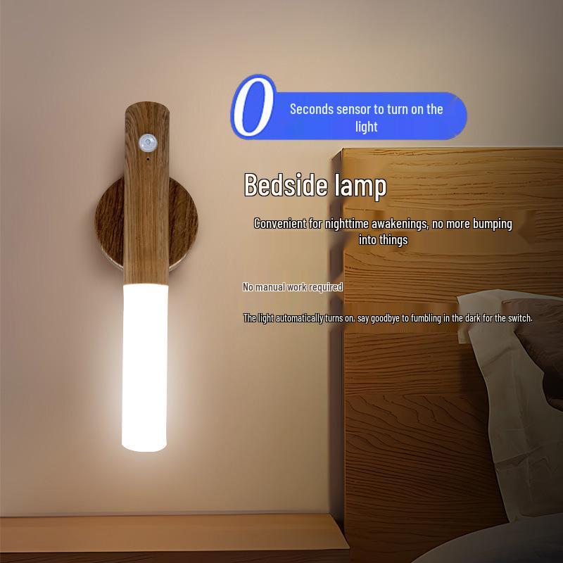 Wireless LED Motion Sensor Wall Lamp with Magnetic Mounting