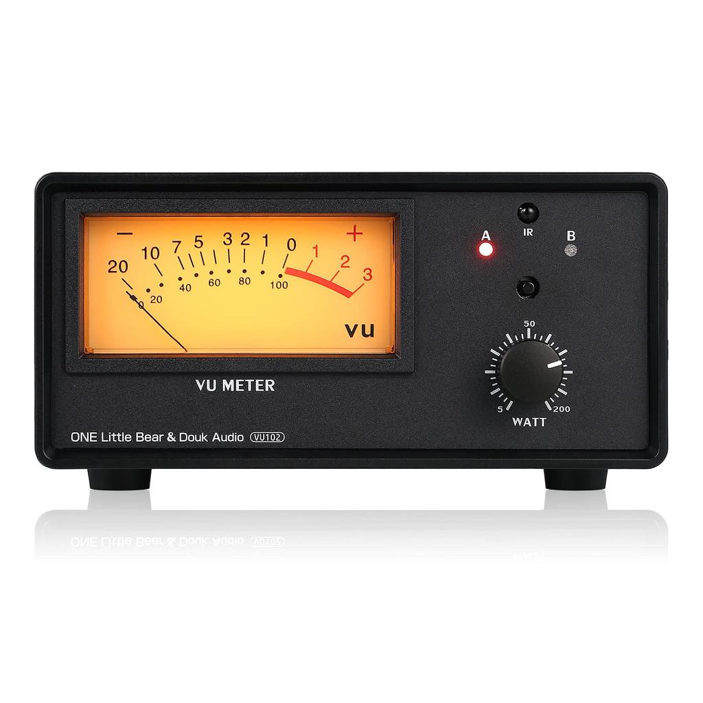 Nobsound 2-Zone Amplifier/Speaker Selector Box with VU Meter and Audio Switcher with IR Remote