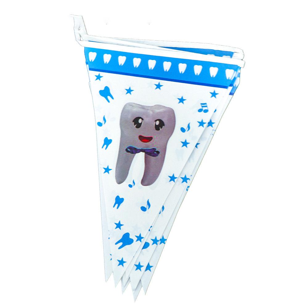 Blue Teeth Birthday Party Supplies Disposable Tableware Paper Plates Paper Cups Paper Towels Girls Birthday Party Decorations Styling