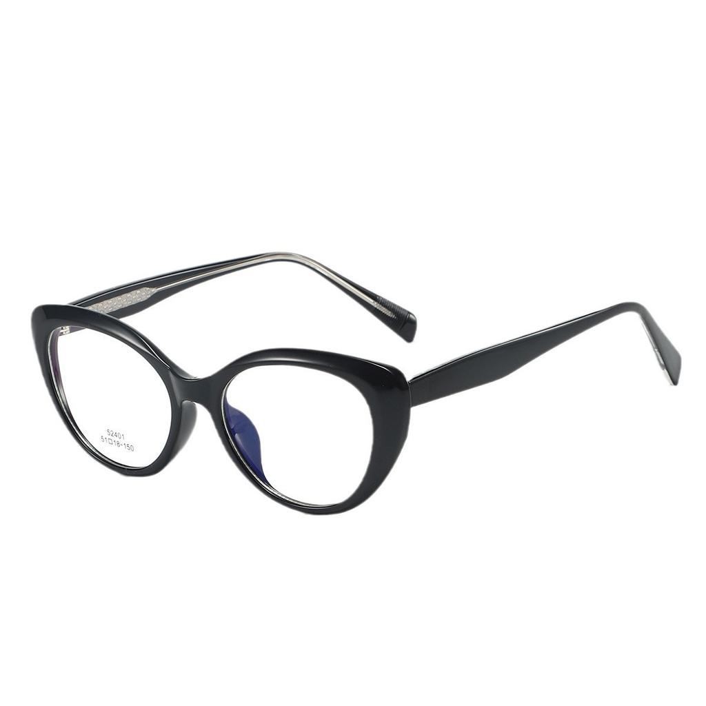Cat'S Eye Glasses Frame Men'S Tr Pin Glasses Frame Women'S High-End Trendy Glasses Frame