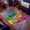 Custom personalization nanimate Insanity Print Area Rug - Soft, Washable Non-Slip Indoor Mat,Living Room,Home&Office Decorative Rug