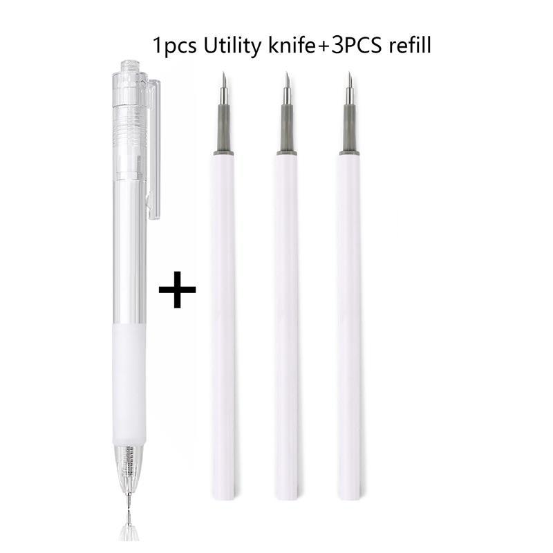 Paper Cut Knife Pen Refill Art Utility Knife Scrapbooking Cutting Tool Sticker Tape Cutter Express Box Knife DIY Craft supplies