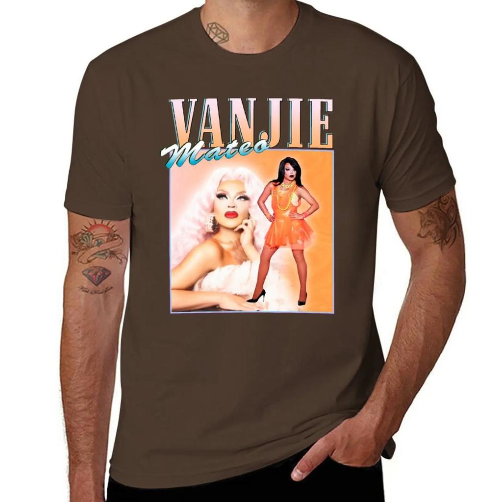 Vanessa Vanjie Mateo vintage retro design T-Shirt boys whites vintage clothes cute tops summer top t shirts for cotton
