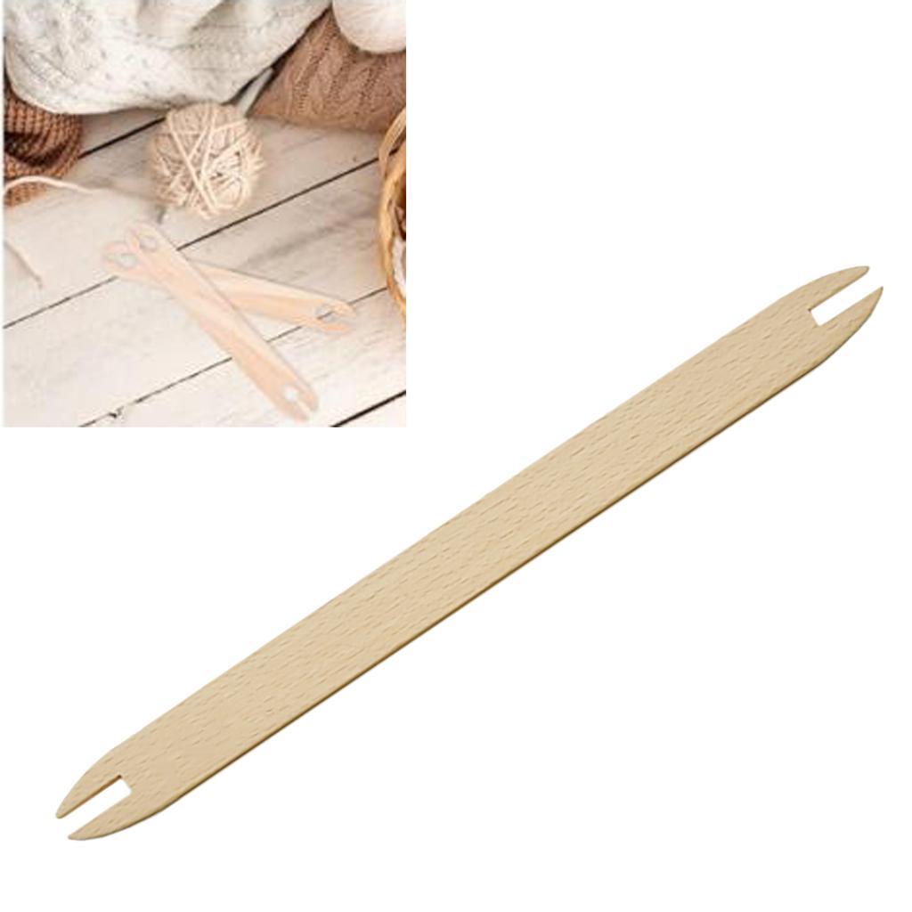 Weaving Loom Tools Shuttle Beech Wood Knitting Weaving Loom Tools Shuttle for DIY Big Size (2.5x30x0.43cm)