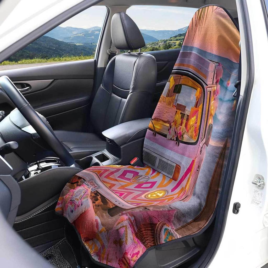 All-Season Universal Car Seat Towel Protector for Front Seats - Ideal for Gym and Exercise
