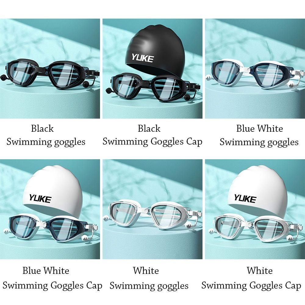 Anti-Fog Swimming Goggles Silicone Swimming Accessories Water Sports Swim  Eyewear  Men Women