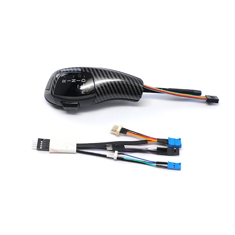 3 Colors Gradient LED Light Gear Shift Knob Automatic Transmission Rod Head For BMW x3 E83 xDrive xDrive20d xDrive30d 2003-2010