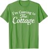 RoUnisexce Hockey Couple Unisex Women Im Coming To The Cottage TShirt Y2k Letters Printed Sayings Tee Novelty Gift Short Sleeve Tops