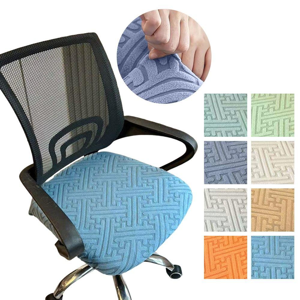 Verdickte Bürostuhlsitzbezüge Universelle Computerstuhlhülle für alle Jahreszeiten